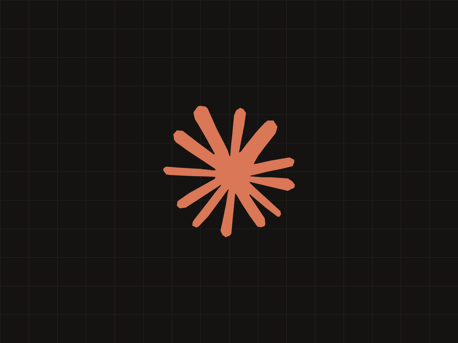 Claude logo on a dark grid, placeholder for the High-Fidelity Prototype skill